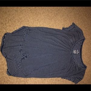 stripped American eagle t shirt